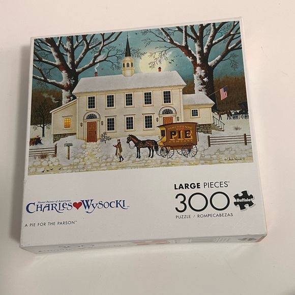 🧩 Charles Wysocki - "A Pie for the Parson" Jigsaw Puzzle 🥧🏡 - Picture 1 of 2